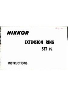 Nikon MF manual. Camera Instructions.